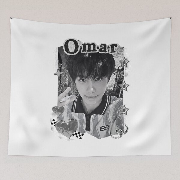 Item preview, NexT1DE NT1 Omar Debut Global Boy Group Black and White Collage Digital Art Portrait designed and sold by AJUNICE STUDIO.