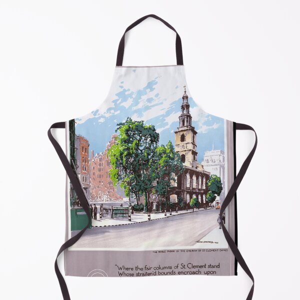 Item preview, "The Proud City" Poster | St. Clement Danes Art Print | Vintage London Baroque Architecture | WWII Era Urban Scene | Mid-Century Style designed and sold by artofuniverse.