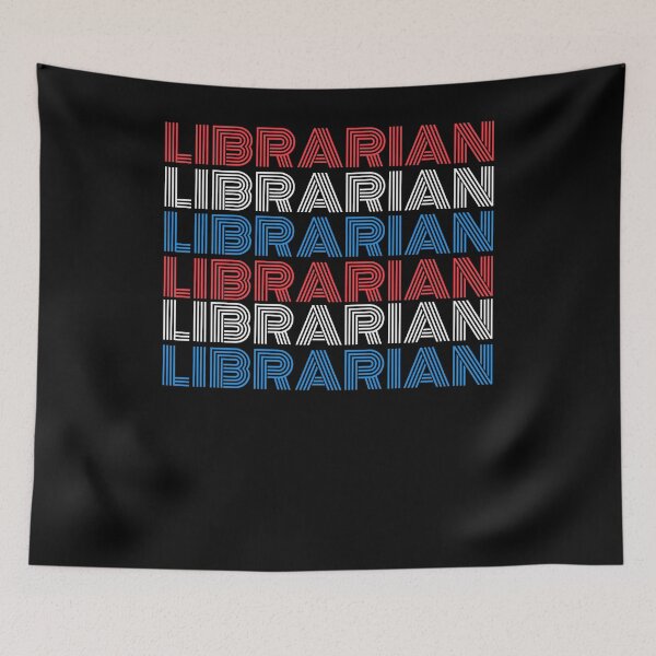 Item preview, 4th of July Librarian Library Worker Reading Books Book fan designed and sold by snowry.