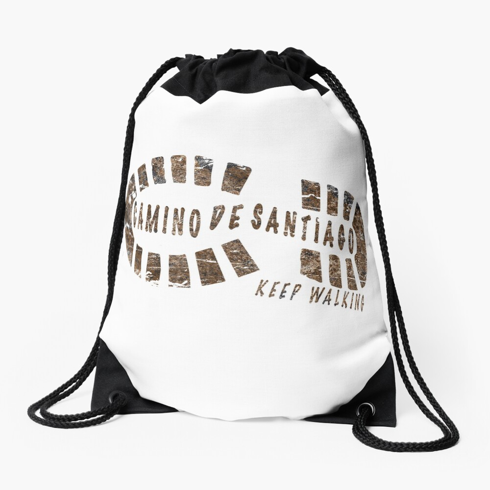 Camino de Santiago - Keep walking Drawstring Bag