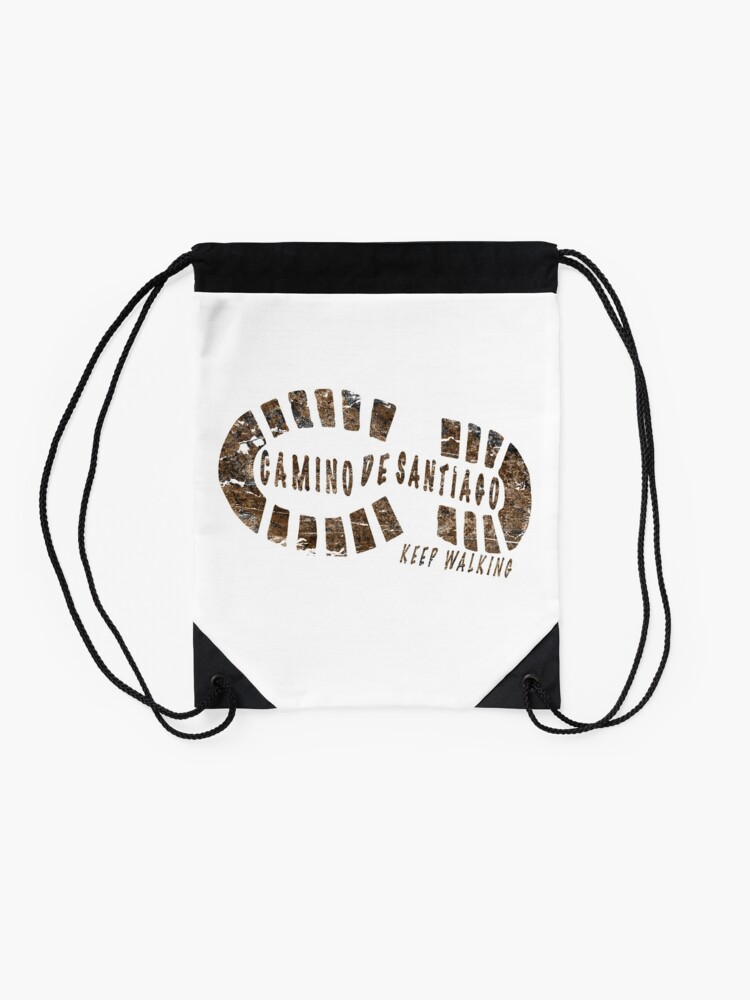 Alternate view of Camino de Santiago - Keep walking Drawstring Bag