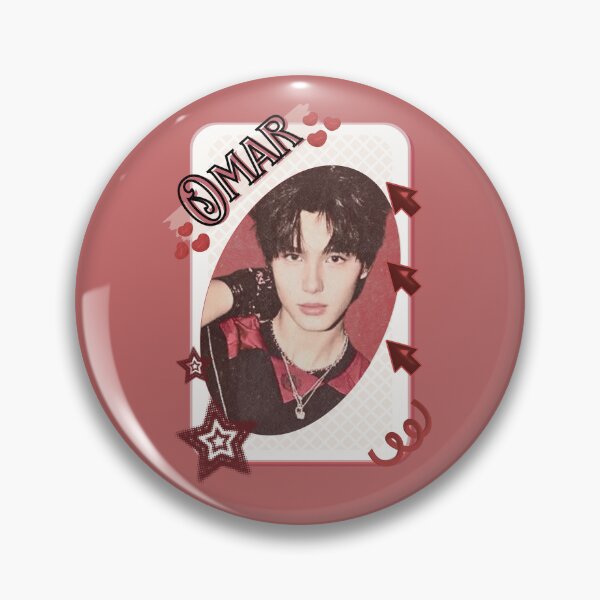 Item preview, NexT1DE NT1 Omar Debut Global Boy Group Card Red Aesthetic Collage Design designed and sold by AJUNICE STUDIO.