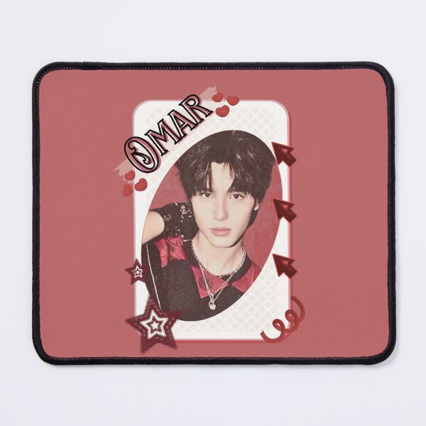 Item preview, NexT1DE NT1 Omar Debut Global Boy Group Card Red Aesthetic Collage Design designed and sold by AJUNICE STUDIO.