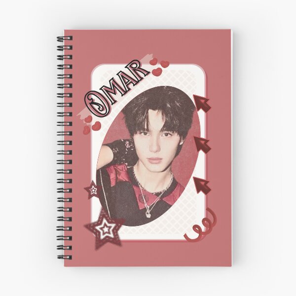 Item preview, NexT1DE NT1 Omar Debut Global Boy Group Card Red Aesthetic Collage Design designed and sold by AJUNICE STUDIO.