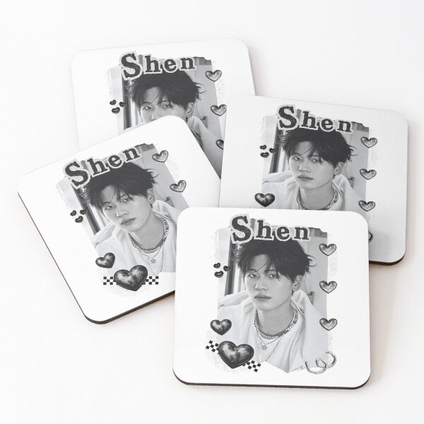 Item preview, NexT1DE NT1 Shen Debut Global Boy Group Black and White Collage Digital Art Portrait designed and sold by AJUNICE STUDIO.