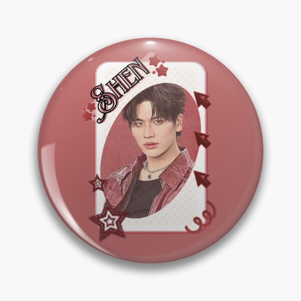 Item preview, NexT1DE NT1 Shen Debut Global Boy Group Card Red Aesthetic Collage Design designed and sold by AJUNICE STUDIO.