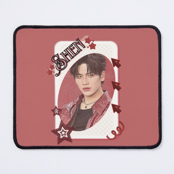 Item preview, NexT1DE NT1 Shen Debut Global Boy Group Card Red Aesthetic Collage Design designed and sold by AJUNICE STUDIO.
