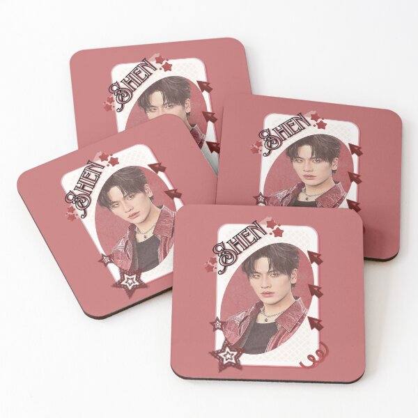 Item preview, NexT1DE NT1 Shen Debut Global Boy Group Card Red Aesthetic Collage Design designed and sold by AJUNICE STUDIO.