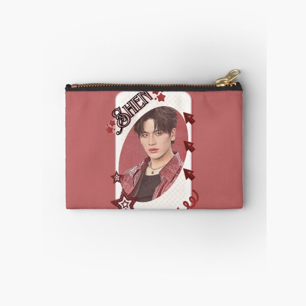 Item preview, NexT1DE NT1 Shen Debut Global Boy Group Card Red Aesthetic Collage Design designed and sold by AJUNICE STUDIO.