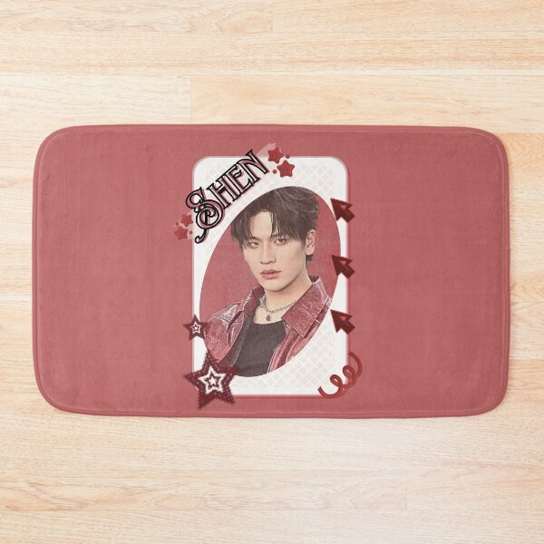 Item preview, NexT1DE NT1 Shen Debut Global Boy Group Card Red Aesthetic Collage Design designed and sold by AJUNICE STUDIO.