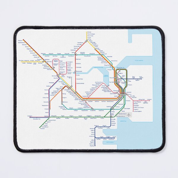 Item preview, Sydney Rail Network - Tube Map style designed and sold by CrossingLights.