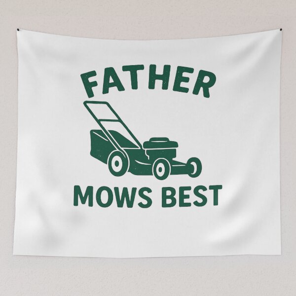 Item preview, Father Mows Best Retro Gardener designed and sold by flagylART.