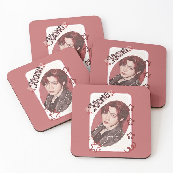 Item preview, NexT1DE NT1  Xiong Debut Global Boy Group Card Red Aesthetic Collage Design designed and sold by AJUNICE STUDIO.