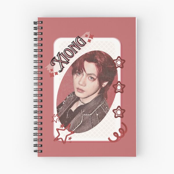 Item preview, NexT1DE NT1  Xiong Debut Global Boy Group Card Red Aesthetic Collage Design designed and sold by AJUNICE STUDIO.