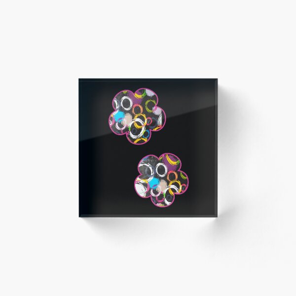 Artikelvorschau, Psychedelische Blumenenergie – Mutige abstrakte Blütenkunst • Fiore Psichedelico – Esplosione Astratta di Colori • Flor Psicodélica – Arte Abstracta Vibrante entworfen und verkauft von LenaBlueDesigns.