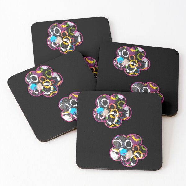 Item preview, Psychedelic Flower Energy – Bold Abstract Bloom Art • Fiore Psichedelico – Esplosione Astratta di Colori • Flor Psicodélica – Arte Abstracta Vibrante designed and sold by LenaBlueDesigns.