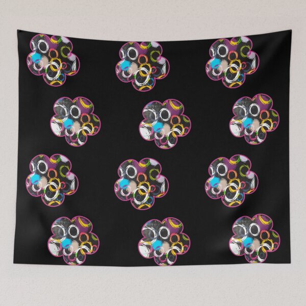 Item preview, Psychedelic Flower Energy – Bold Abstract Bloom Art • Fiore Psichedelico – Esplosione Astratta di Colori • Flor Psicodélica – Arte Abstracta Vibrante designed and sold by LenaBlueDesigns.