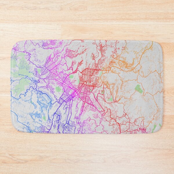 Item preview, Guatemala City Map  - Colorful designed and sold by deMAP.