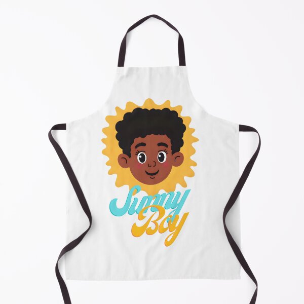 Item preview, Sunny Boy – Black Anime Boy with Afro & Golden Glow designed and sold by OsasChild.