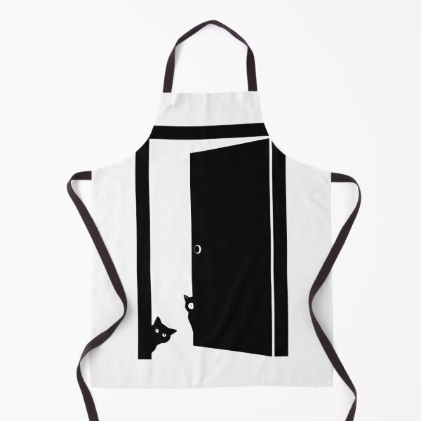 Item preview, Curious Cats Behind the Door designed and sold by ade-datt.
