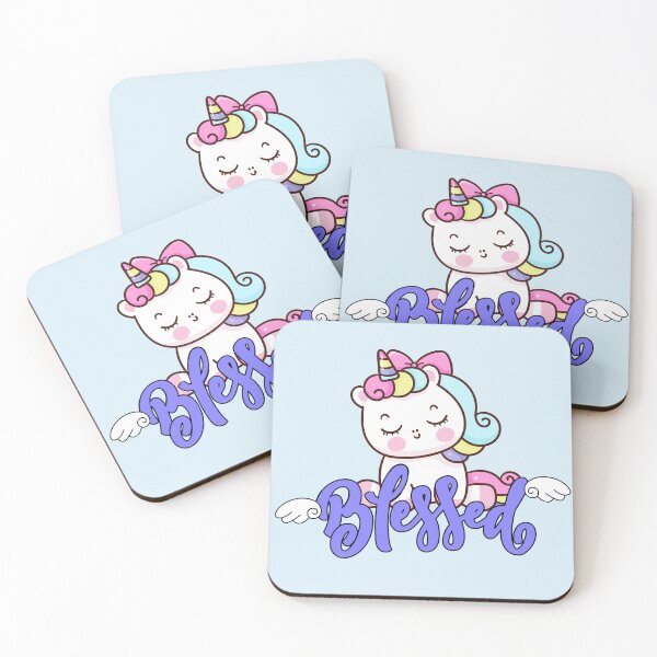 Item preview, Blessed Unicorn Cute Design designed and sold by WarriorsArmour.