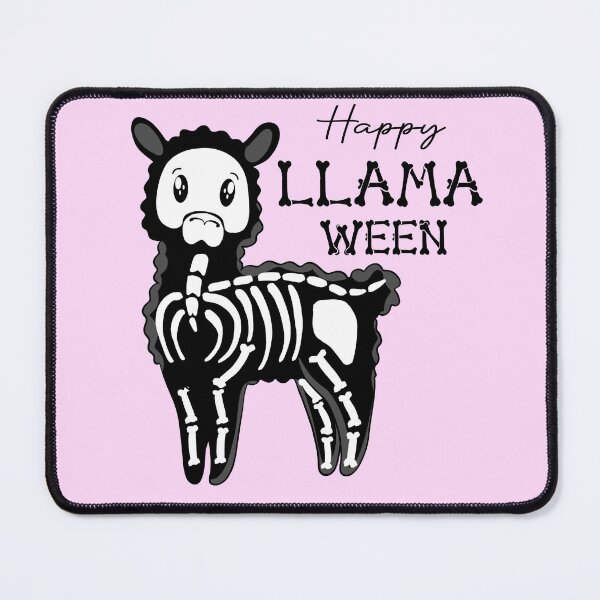 Item preview, Happy Llama-ween  designed and sold by NettiesWallArt.