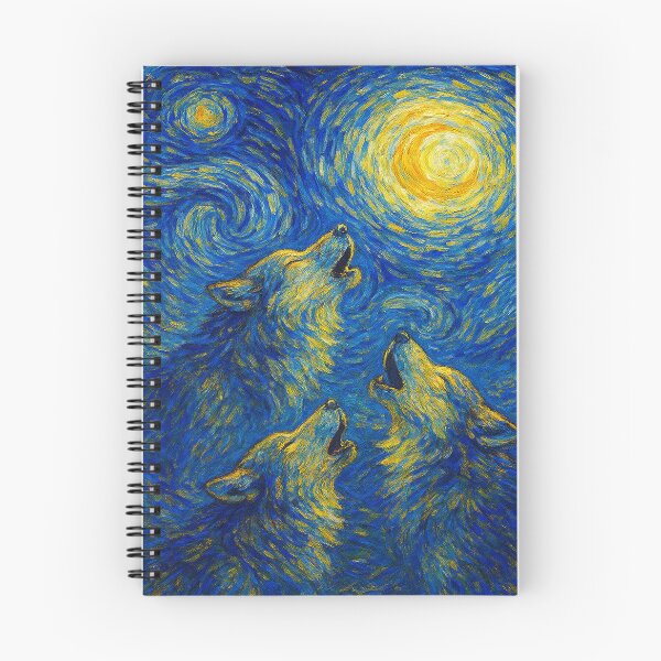Item preview, Starry Night Wolf Pack designed and sold by alw951.