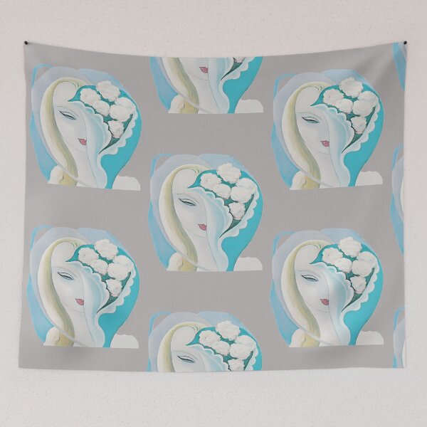 Item preview, Pensive Woman Portrait with Floral Crown - Classic Art Aesthetic designed and sold by StewartWitt.