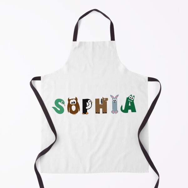 Item preview, Sophia Name Animal Letters designed and sold by your-name-hero.