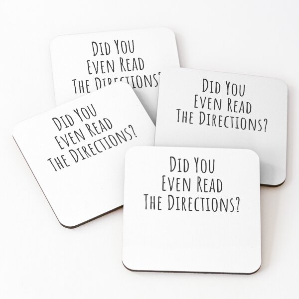 Item preview, Did you even read directions? Funny teacher witty attitude designed and sold by snowry.