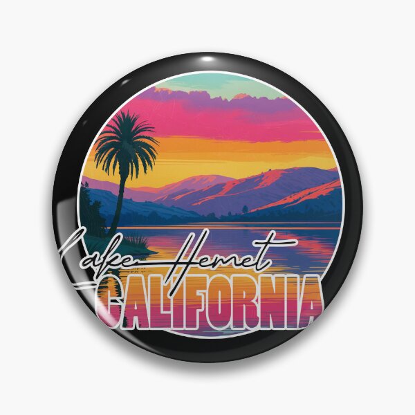 Item preview, Lake Hemet, Riverside County, California, Lake sunset designed and sold by Wanderful-roads.