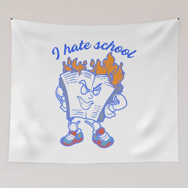 Item preview, I hate school designed and sold by Short Stories Me.