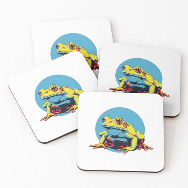 Item preview, Pop Art Frog – Neon Vibes designed and sold by Snappy Splash.