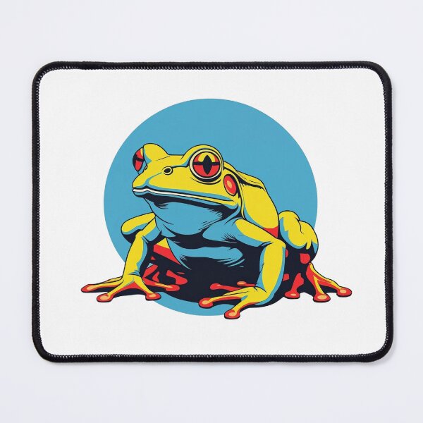 Item preview, Pop Art Frog – Neon Vibes designed and sold by Snappy Splash.