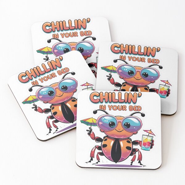 Item preview, Bedbug Humor | Chilling in Your Bed | Creepy Crawly Cartoon designed and sold by KiValuate.
