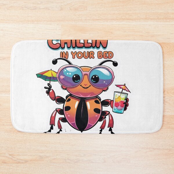 Item preview, Bedbug Humor | Chilling in Your Bed | Creepy Crawly Cartoon designed and sold by KiValuate.