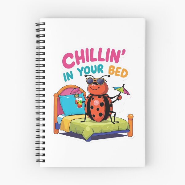 Item preview, Chilling in Your Bed | Bedbug Cartoon Sticker | Funny Pest Humor designed and sold by KiValuate.
