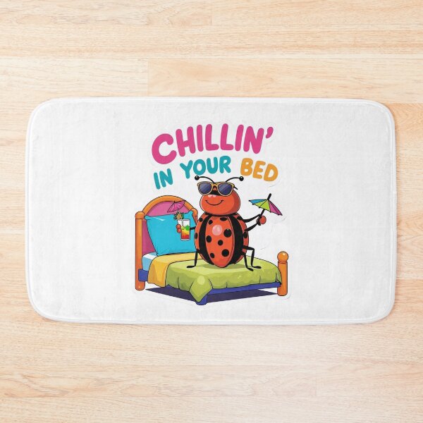 Item preview, Chilling in Your Bed | Bedbug Cartoon Sticker | Funny Pest Humor designed and sold by KiValuate.