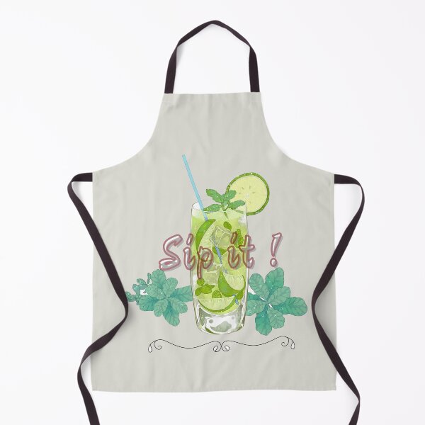 Item preview, Sip It – Refreshing Lime Mint Drink Illustration designed and sold by FASA's ART.
