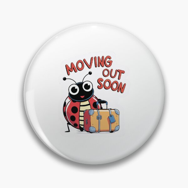 Item preview, Moving Out Soon | Funny Bedbug Design | Quirky Pest Humor designed and sold by KiValuate.