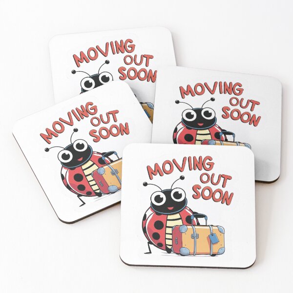Item preview, Moving Out Soon | Funny Bedbug Design | Quirky Pest Humor designed and sold by KiValuate.