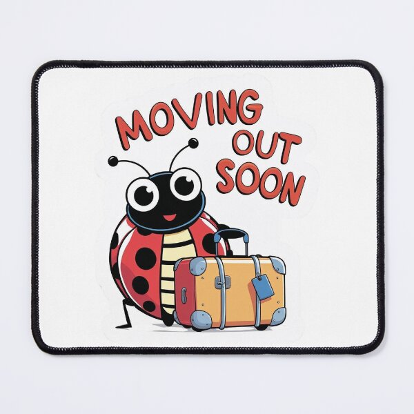 Item preview, Moving Out Soon | Funny Bedbug Design | Quirky Pest Humor designed and sold by KiValuate.