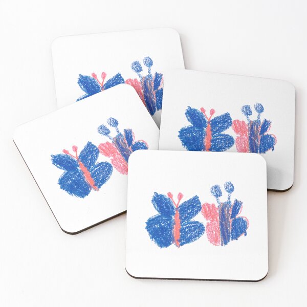Item preview, FD 0004 C - Butterfly Crayon Pattern - Large designed and sold by o finding Studio.