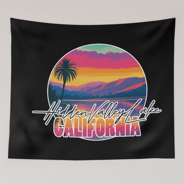 Item preview, Hidden Valley Lake, Lake County, California, Lake sunset designed and sold by Wanderful-roads.