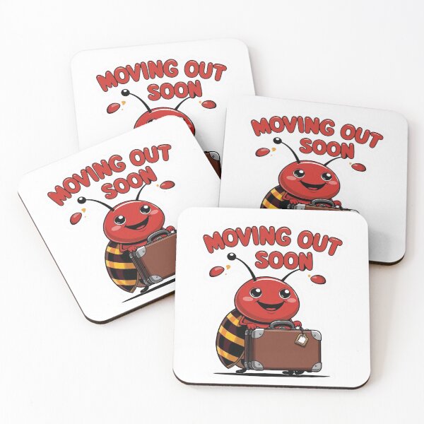 Item preview, Moving Out Soon – Bed Bug Alert | Funny / Warning Design designed and sold by KiValuate.