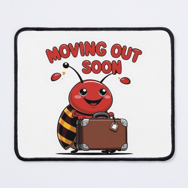 Item preview, Moving Out Soon – Bed Bug Alert | Funny / Warning Design designed and sold by KiValuate.
