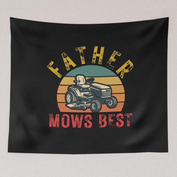 Item preview, Father Mows Best Vintage Style designed and sold by flagylART.