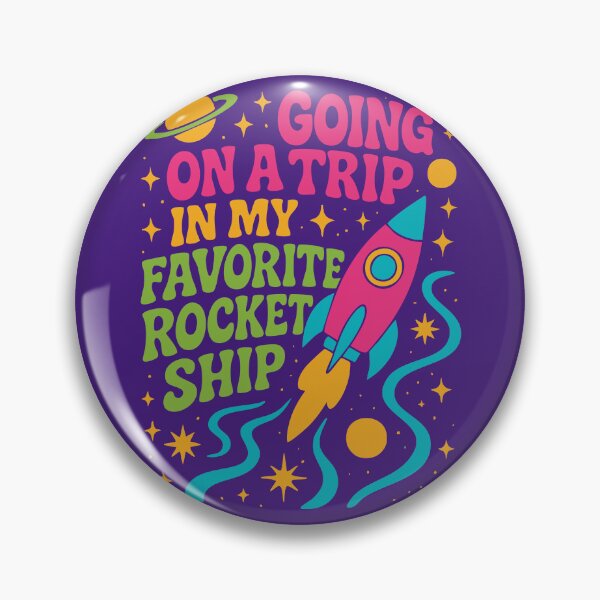 Item preview, my favorite rocket ship designed and sold by Trippin-Tito's.
