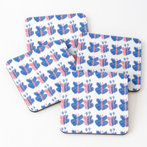 Item preview, FD 0004 C - Butterfly Crayon Pattern designed and sold by o finding Studio.