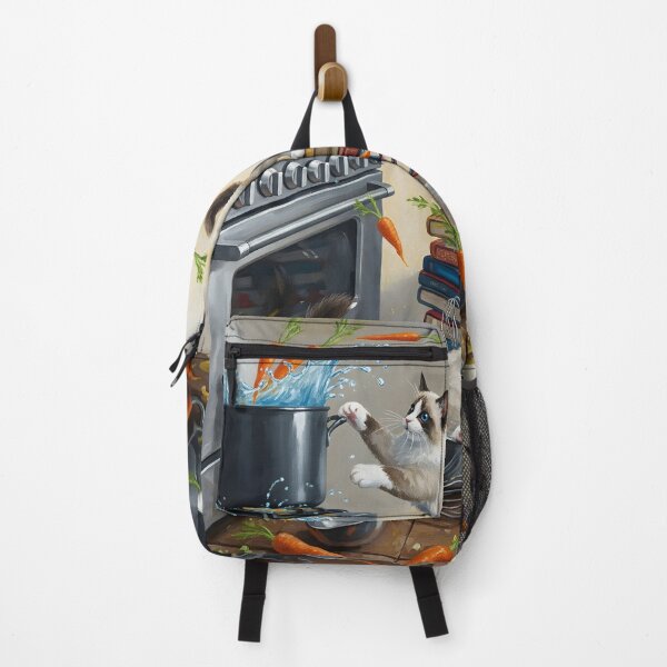 Item preview, Kitchen Cat-astrophe – A Carrot Chaos! designed and sold by GlassArtCraft.